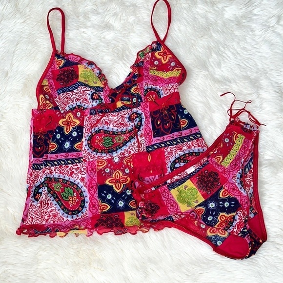 Vintage Y2K Victoria’s Secret Cami Set - Picture 1 of 7
